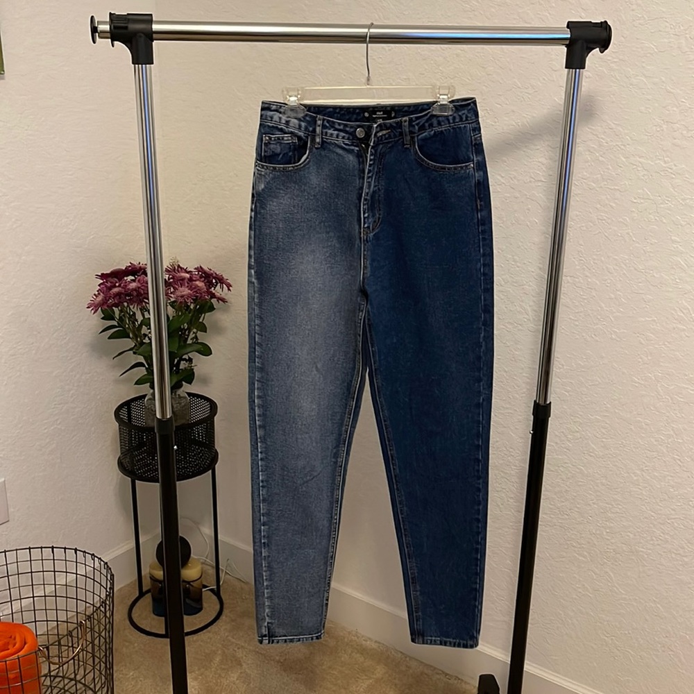 High waisted Two toned denim jeans TALL